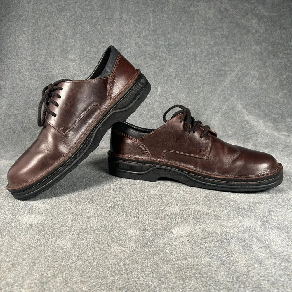 Naot  Derby Oxford Shoes Brown Leather Comfort Lace Up Mens US 12 EU 45